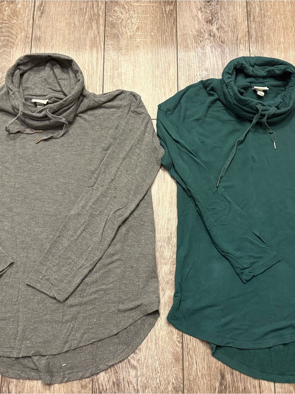 a • new • day Cowl Neck Tunics- Set of 2- Size XS